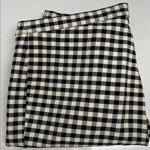 Theory Black & White Checked Gingham Cigarette Pants – Size 8 – NWOT
